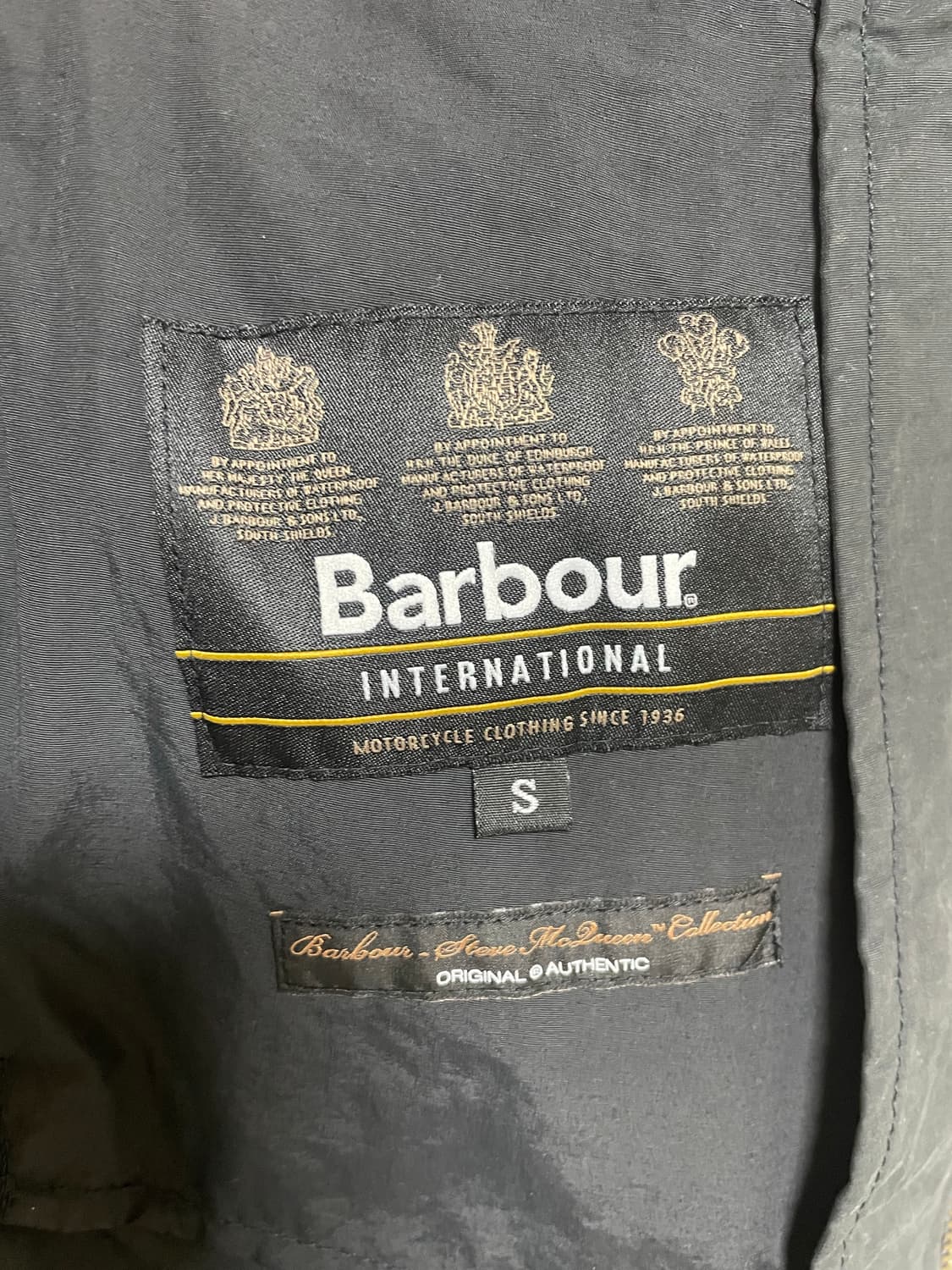 바버 인터내셔널 스티브 맥퀸 Harrington 자켓 S 상품이미지9