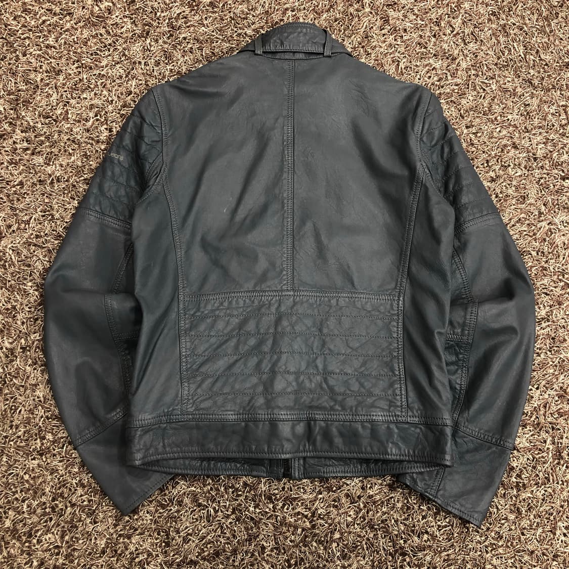 캘빈클라인 양가죽 바이커 레더 가죽 라이더 자켓  상품이미지5