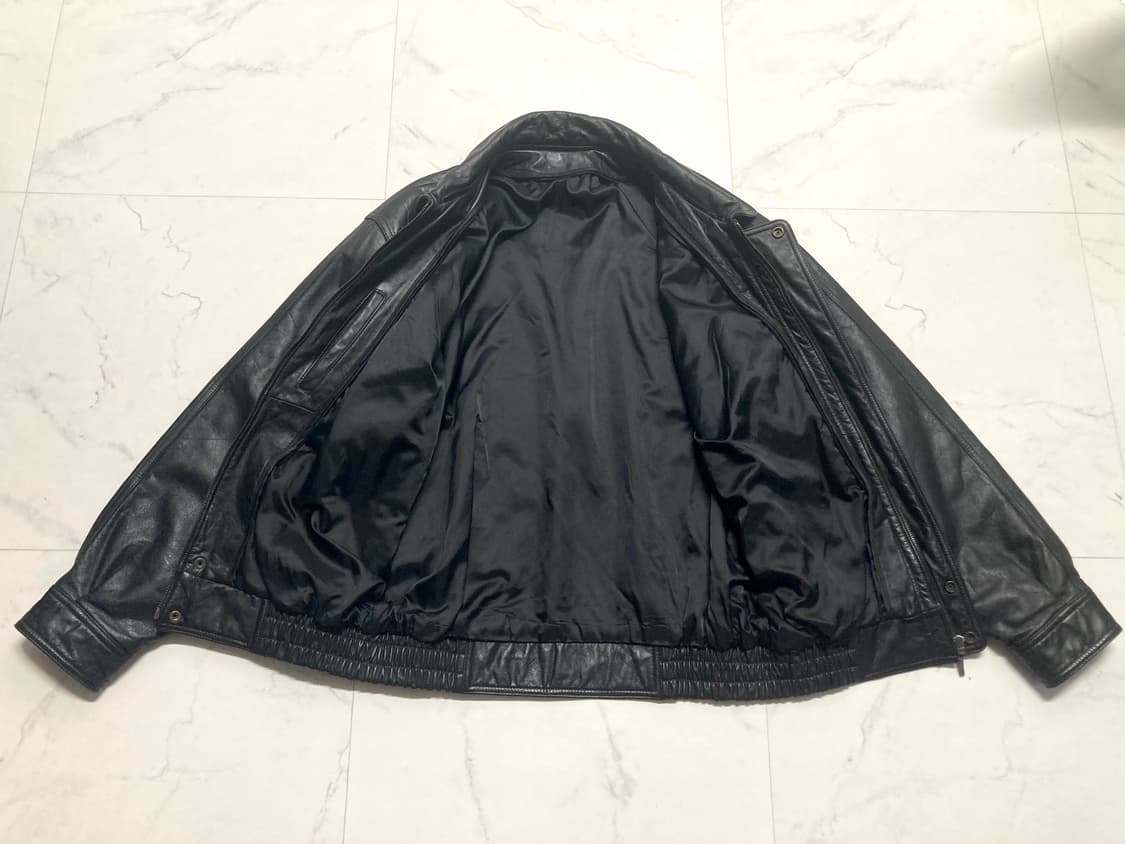 90s 소가죽 A-2 카우하이드 레더 봄버 자켓 100-105 상품이미지3