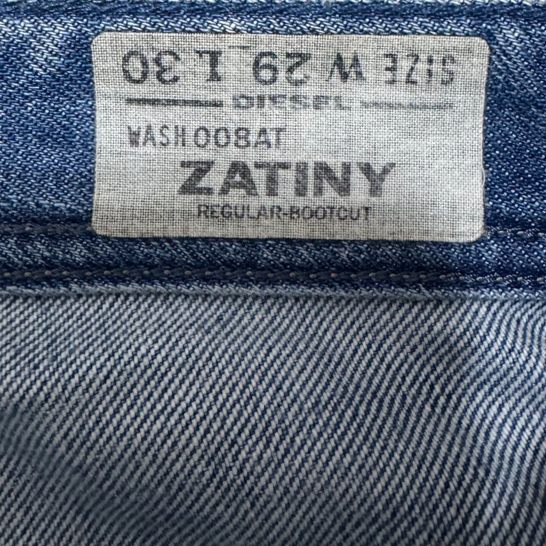 디젤 자티니 인디고 플레어 부츠컷 데님팬츠 상품이미지7