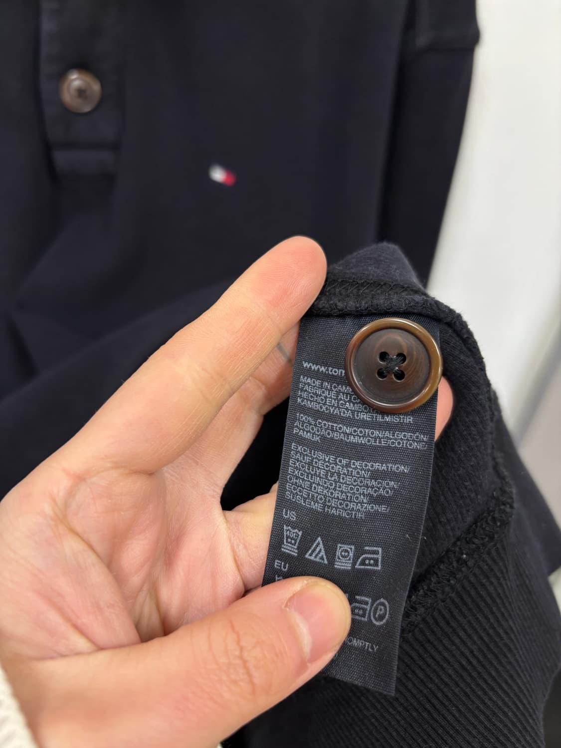 타미힐피거 울 니트 반집업L 상품이미지6