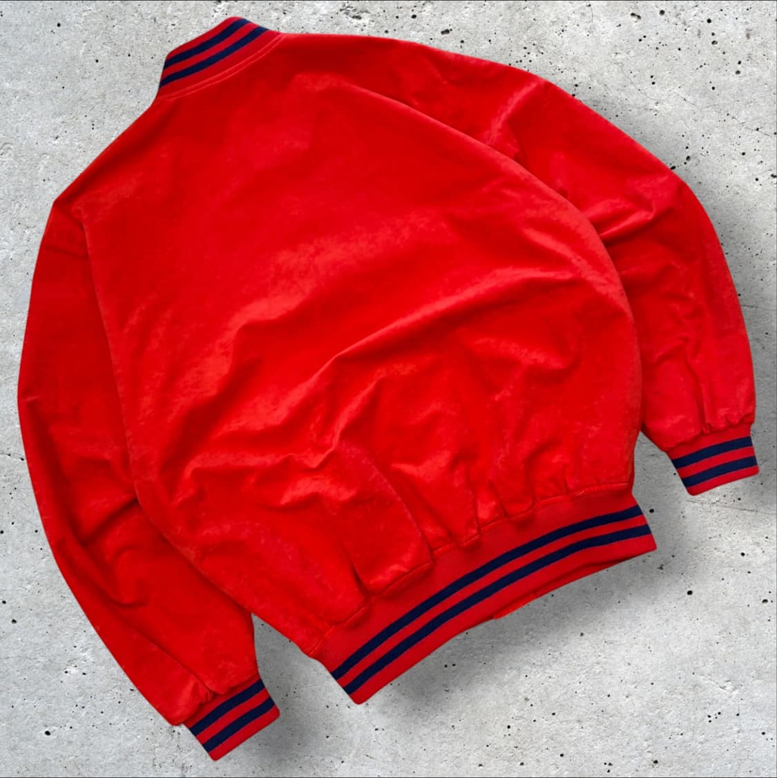 [L] 90s 데상트 재팬 스타디움 바시티 야구 점퍼 레드 D807 상품이미지2