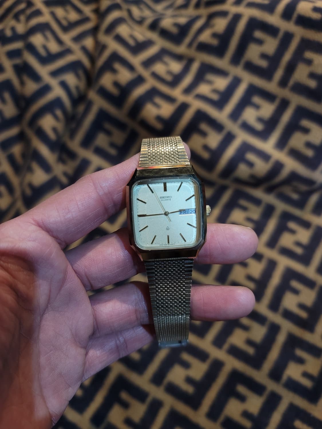 80's~ 세이코 빈티지 쿼츠 금장시계 상품이미지2