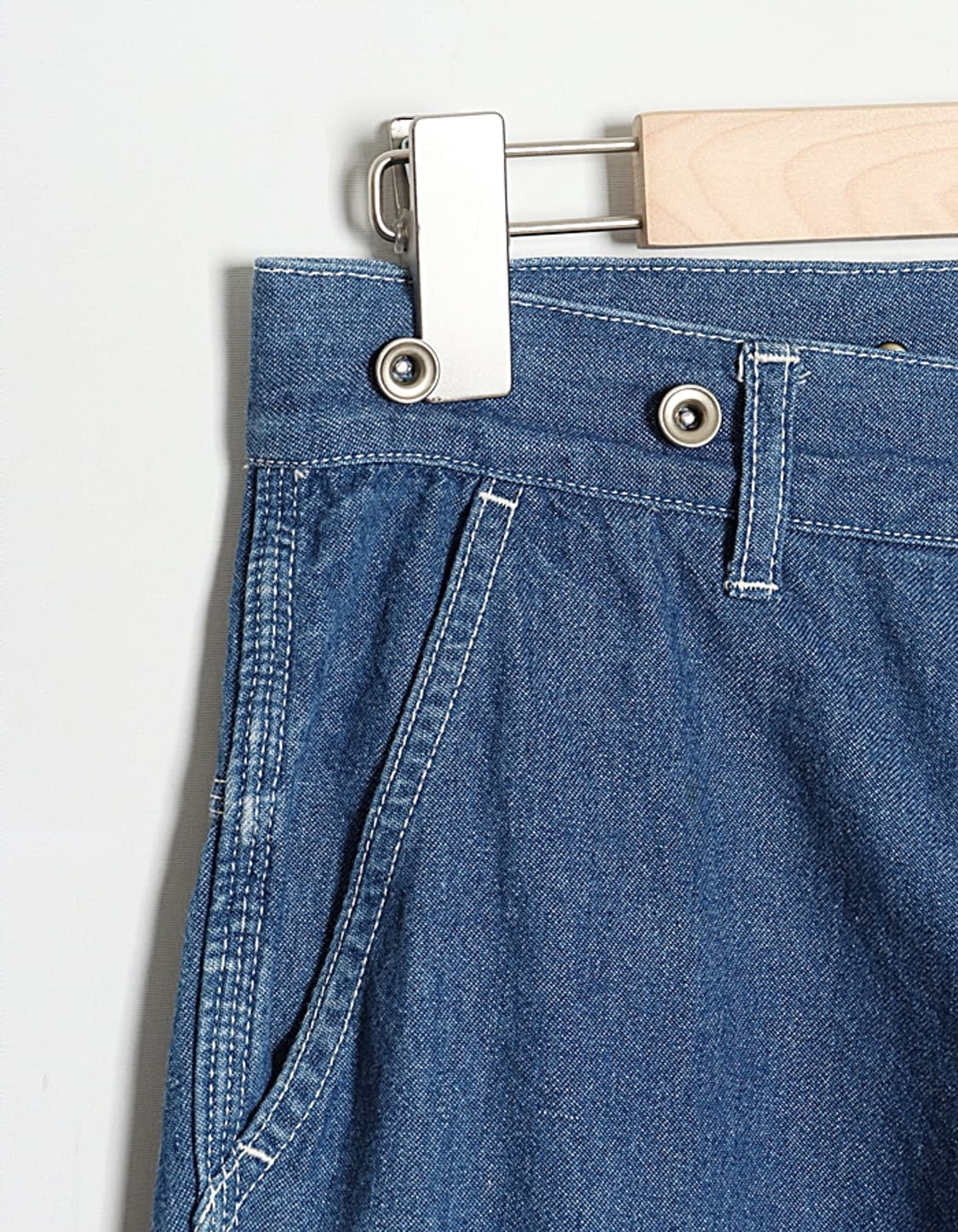 bisque by nest Robe Crop Baggy Denim(27) 상품이미지3