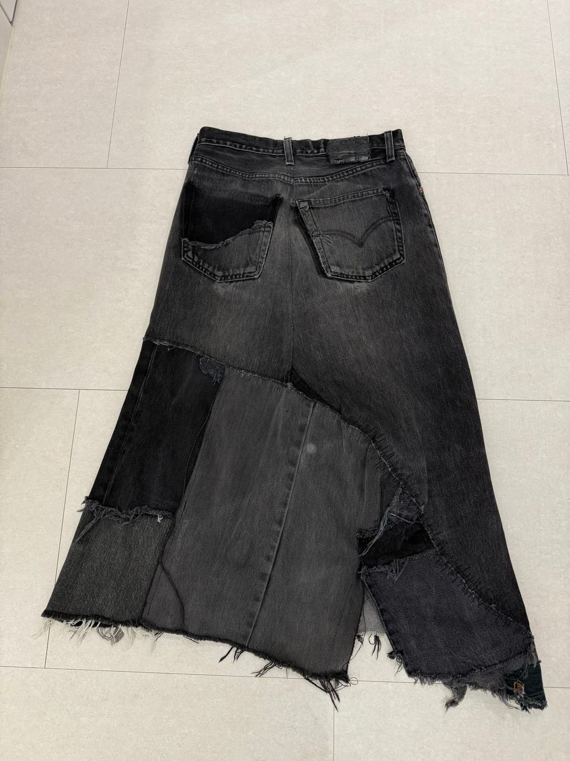 갤러리 디파트먼트 아카이브 패치워크 스커트 상품이미지5