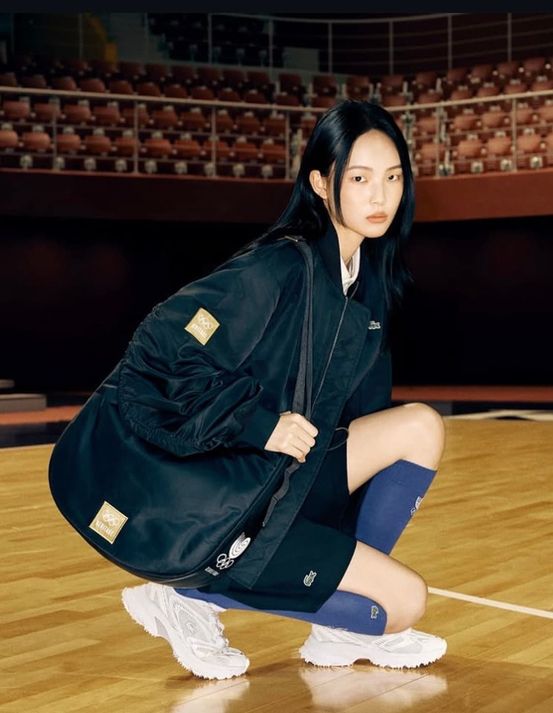 라코스테 1988 서울 올림픽 스페셜 호보백 상품이미지2