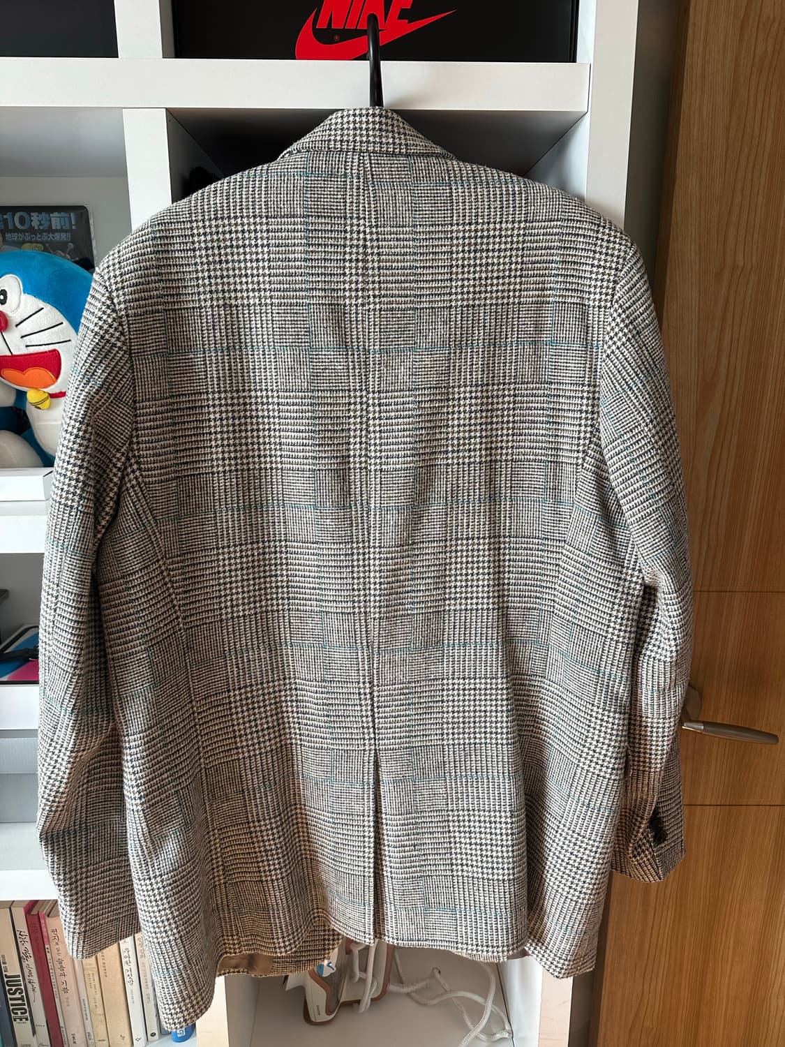가을/겨울용 브라운 글렌 체크 블레이저 48 사이즈 상품이미지3