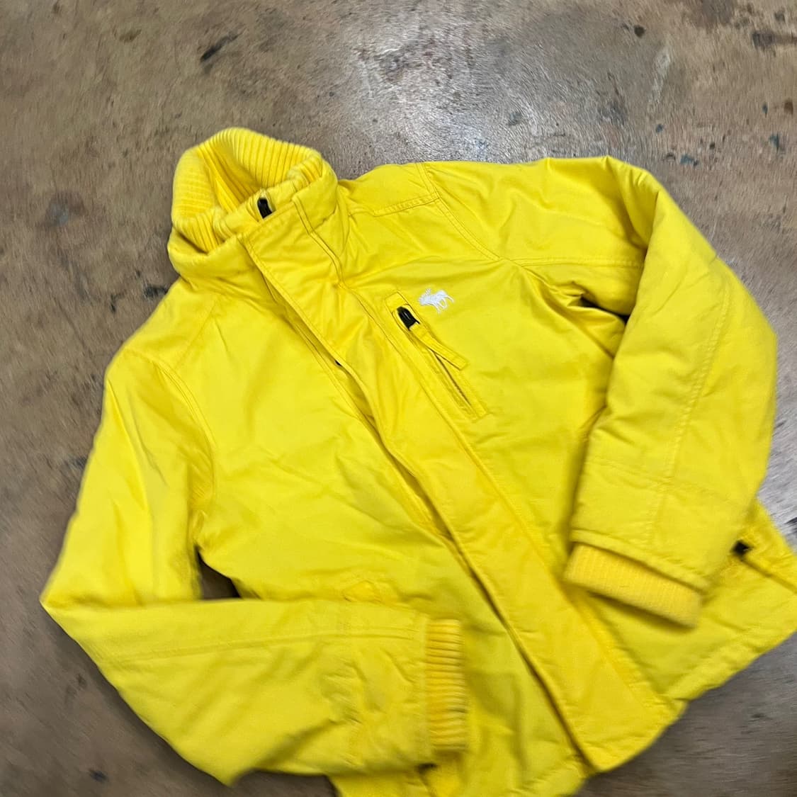 [정품/S] 아베크롬비 옐로우 패딩 점퍼 b15 상품이미지2