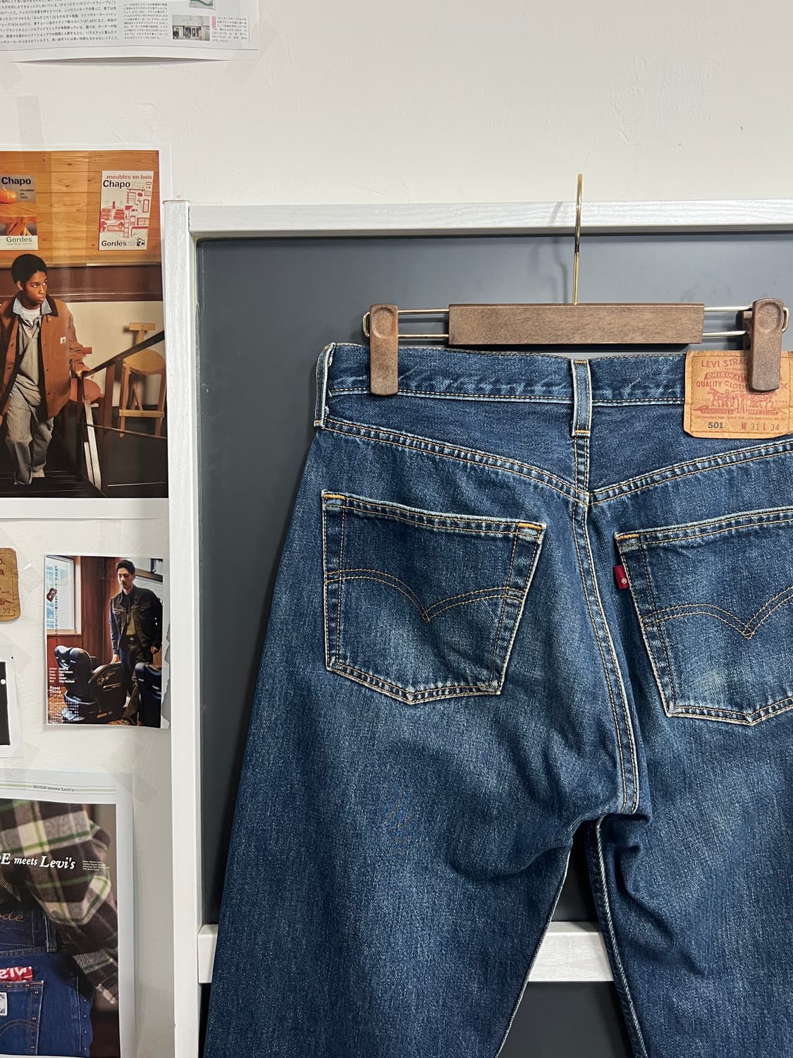 USA Levis 리바이스 501 스트레이트 데님 팬츠 상품이미지2