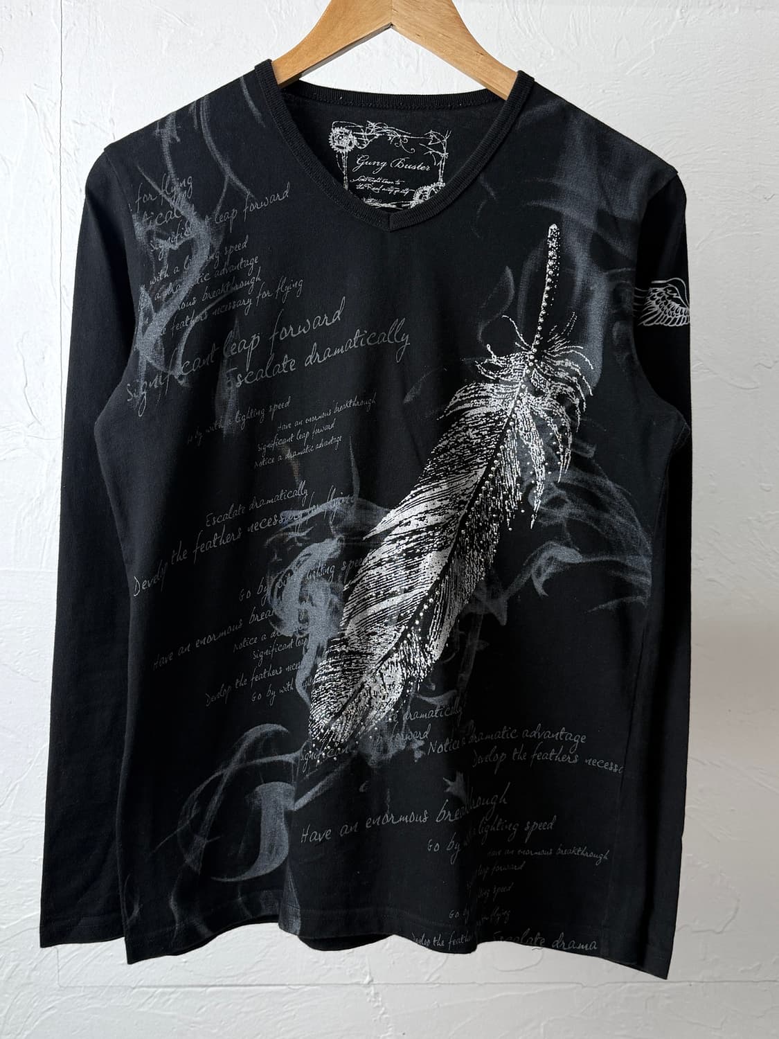 Gung Buster 깃털 롱 슬리브 상품이미지2