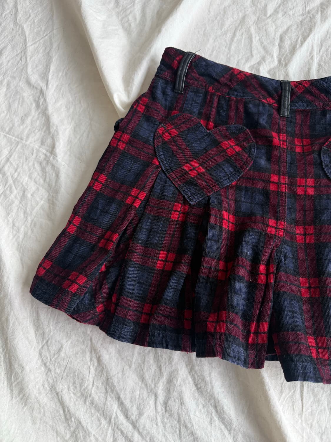 메조피아노 캐캐체 갸루 펑크 코듀로이 미니 스커트팬츠 상품이미지7