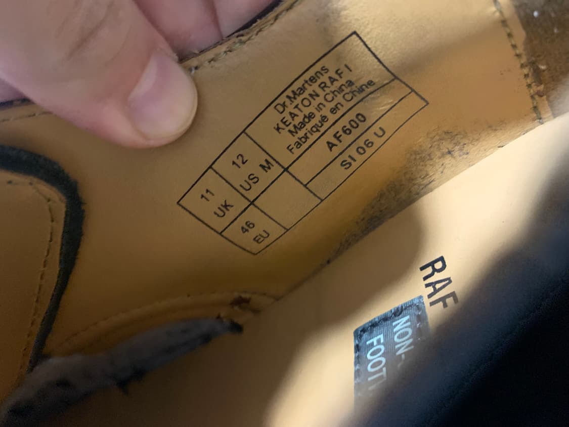 닥터마틴 x 라프시몬스 블랙 더비 슈즈 상품이미지6