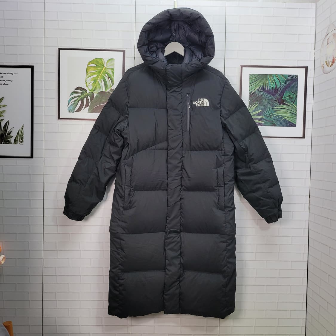 노스페이스 테크 슈퍼 에어 다운 후드 롱패딩 숏패딩 코트 자켓 95사이즈 상품이미지3