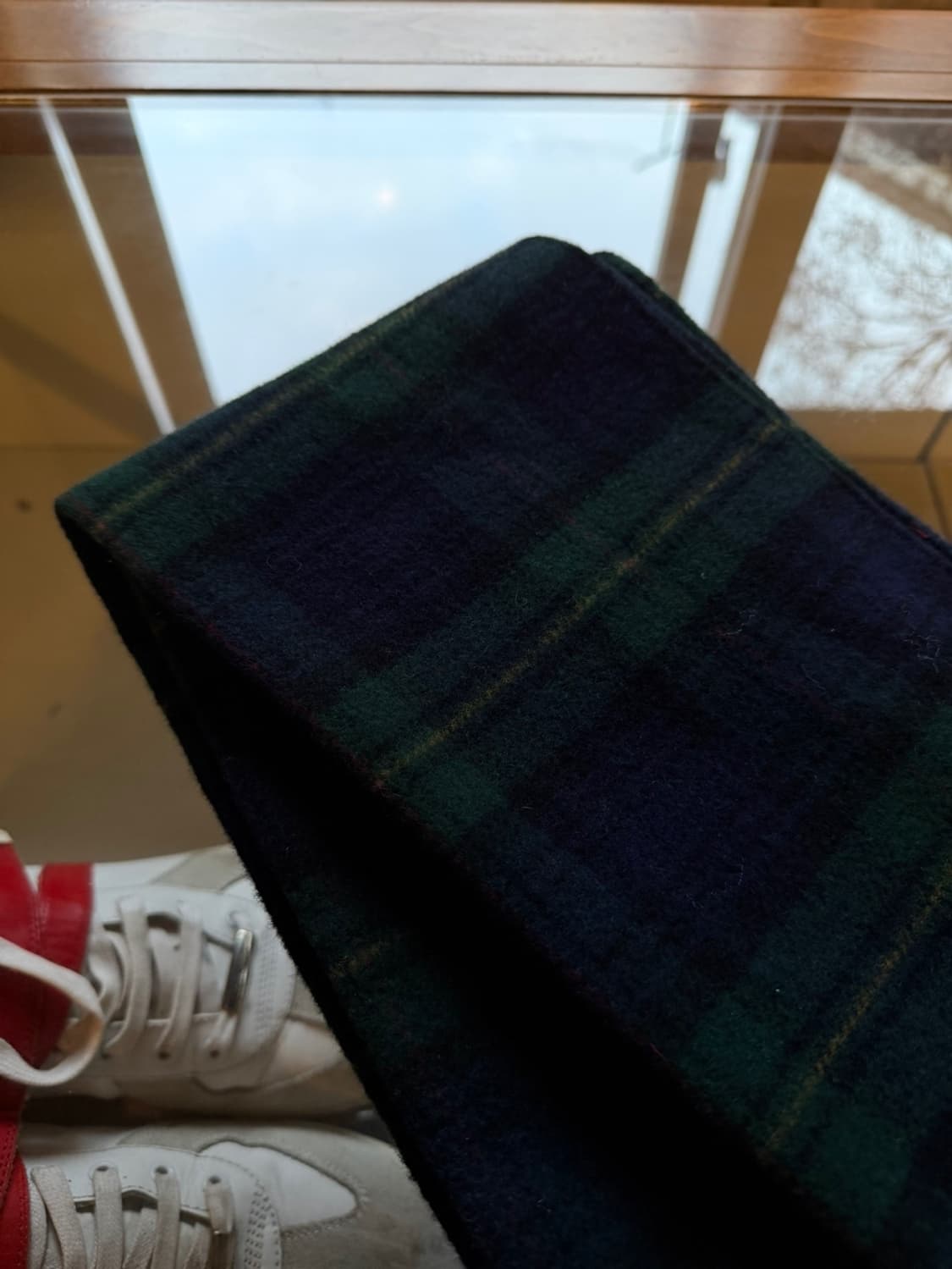 BUCOLIQUE 블랙와치 램스울머플러 상품이미지6