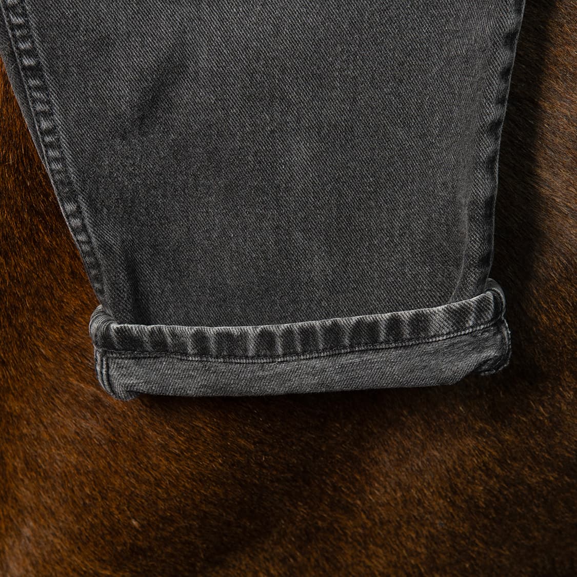 [36] 90s 게스 USA 메이드 릴렉스드 테이퍼드 데님팬츠 그레이  상품이미지8