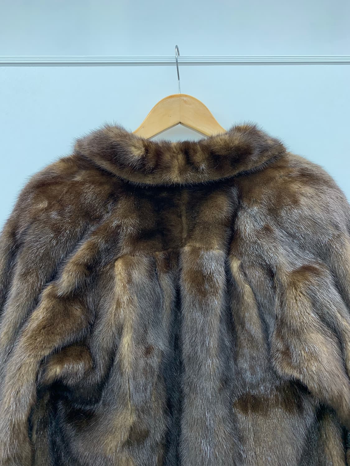 사가 밍크 테디 브라운 코트 상품이미지7