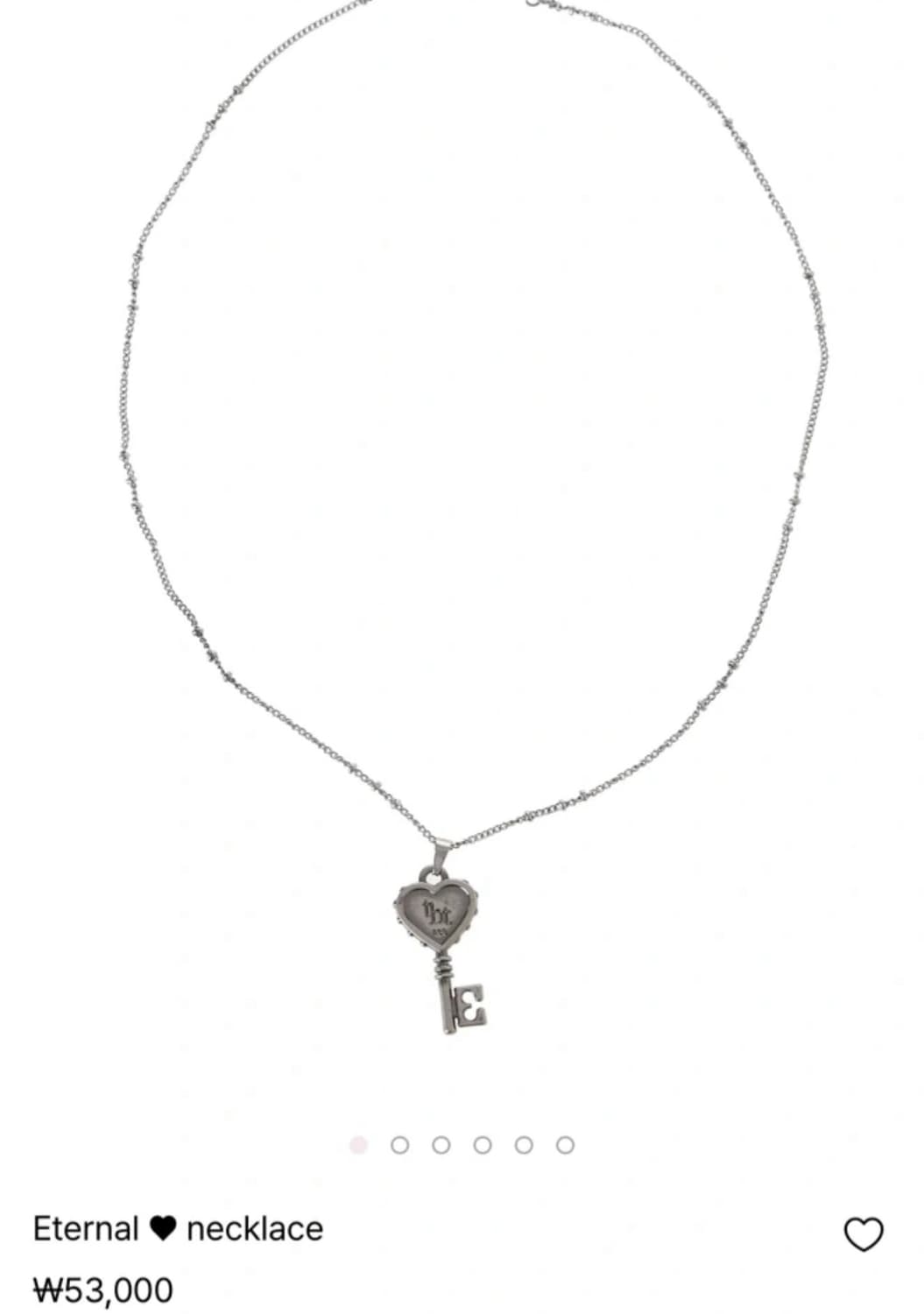 쓰리타임즈 이터널 목걸이 상품이미지1