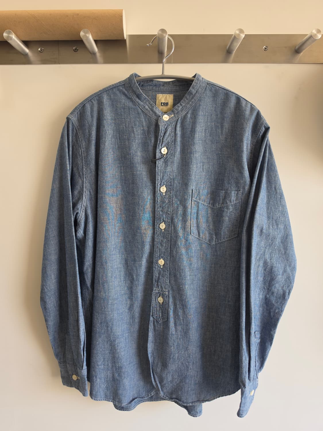 FOB FACTORY 샴브레이 셔츠 상품이미지1