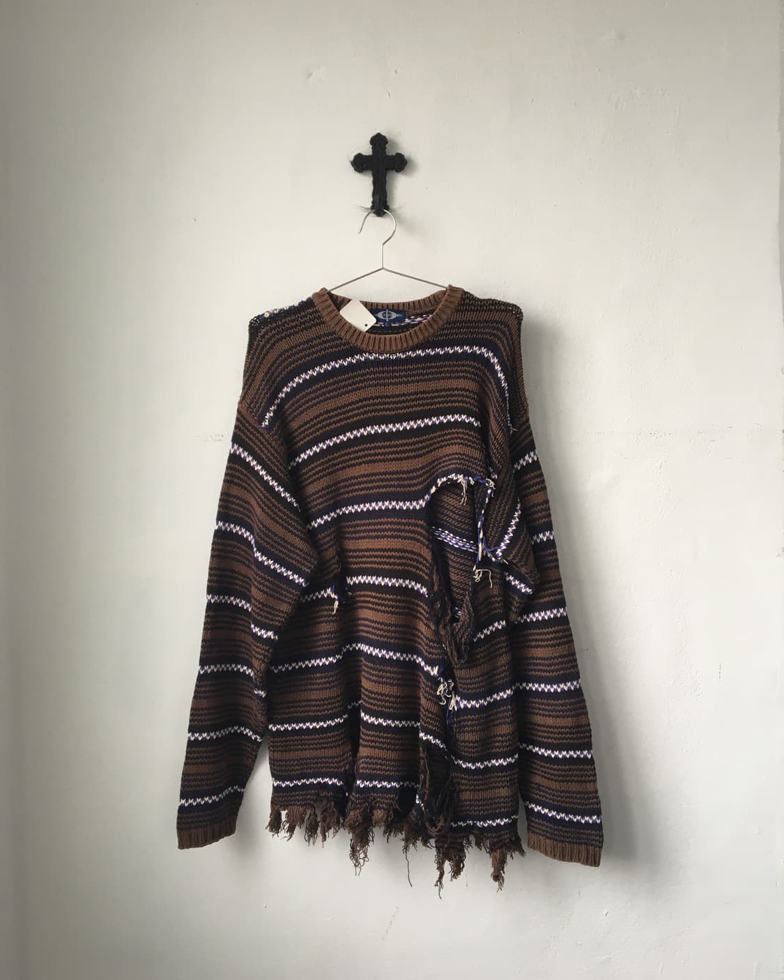 Damage point pattern knit 상품이미지2