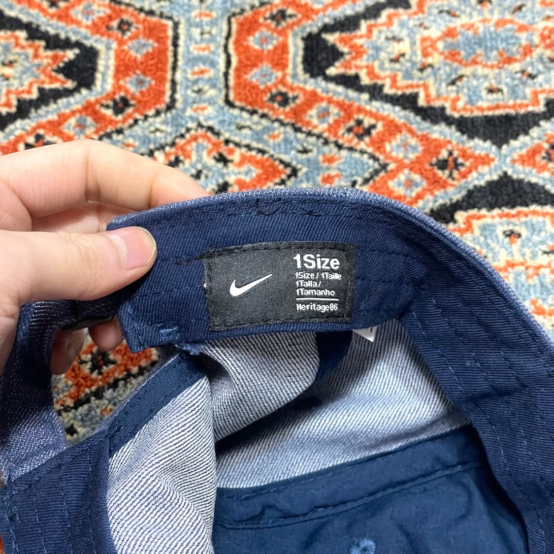 나이키 스우시로고 데님 볼캡 FREE 상품이미지3