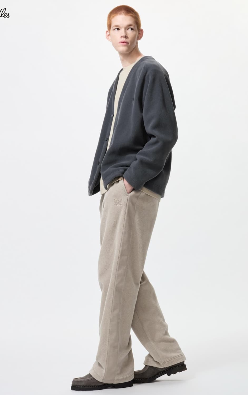 유니클로 니들스 후리스 와이드팬츠 Xs 긴기장 상품이미지1