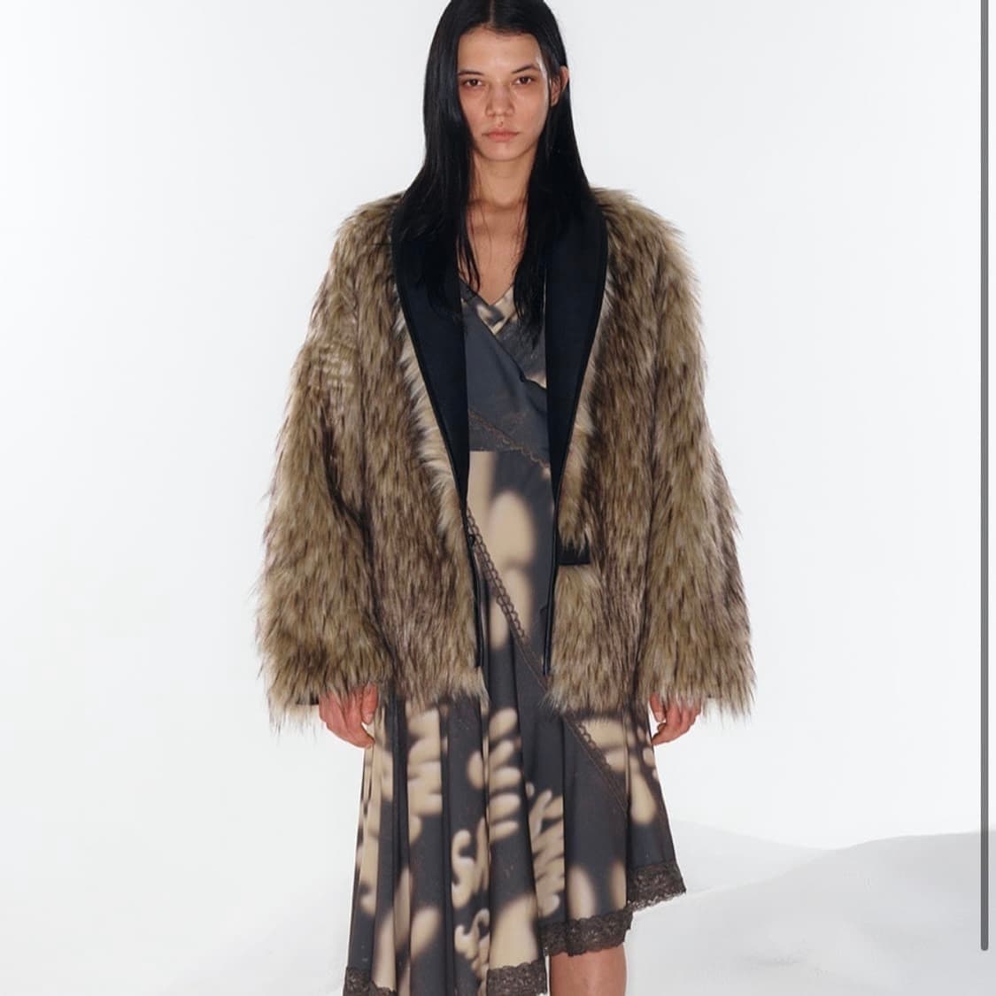 오픈 와이와이 리버시블 퍼 자켓 상품이미지5