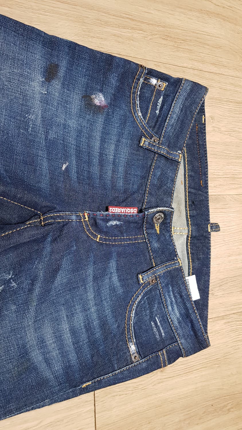 디스퀘어드 여성 스키니 데님 S75LA0536 매장판 뒷지퍼 상품이미지4