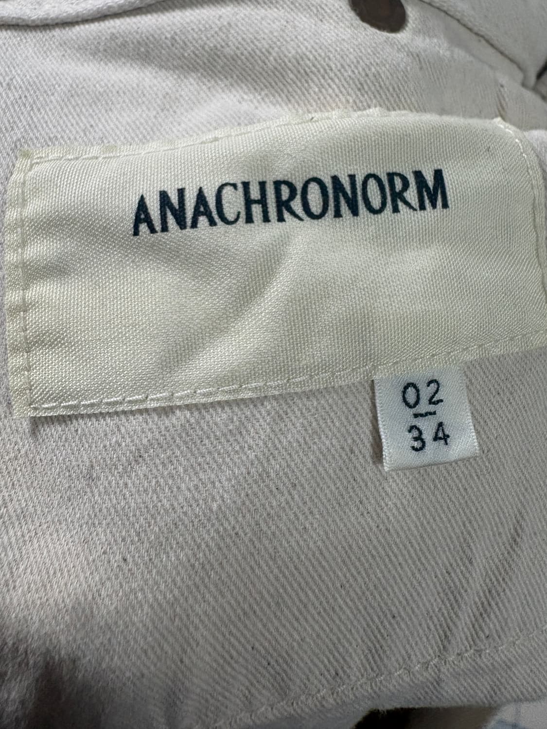 [34] 아나크로놈 80S 5P 와이드데님팬츠 상품이미지3