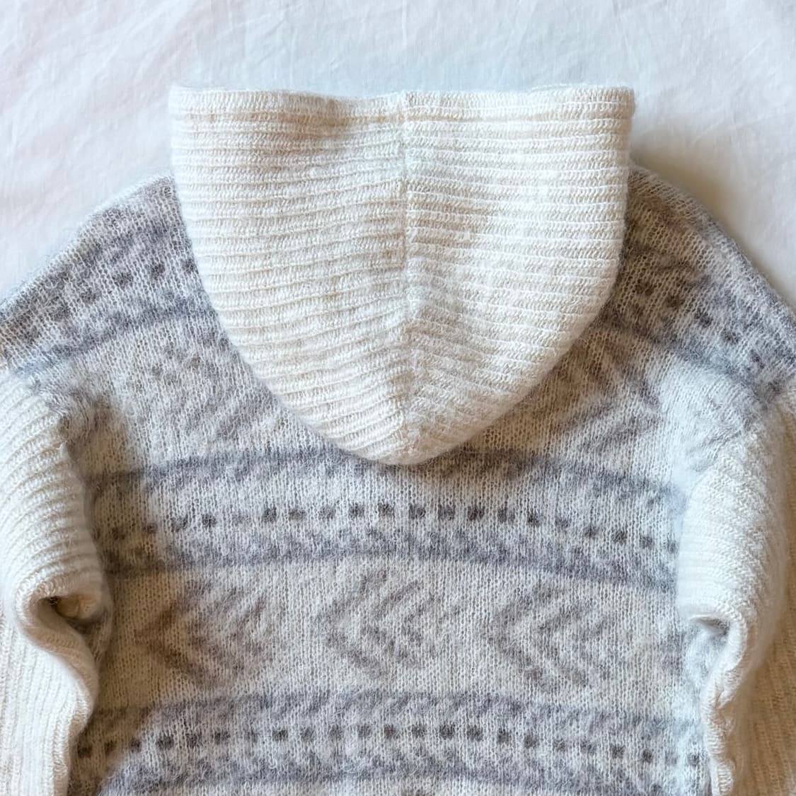 [44-55] 80s 아이슬란드 Hilda Ltd. 후드 니트 스웨터 상품이미지8