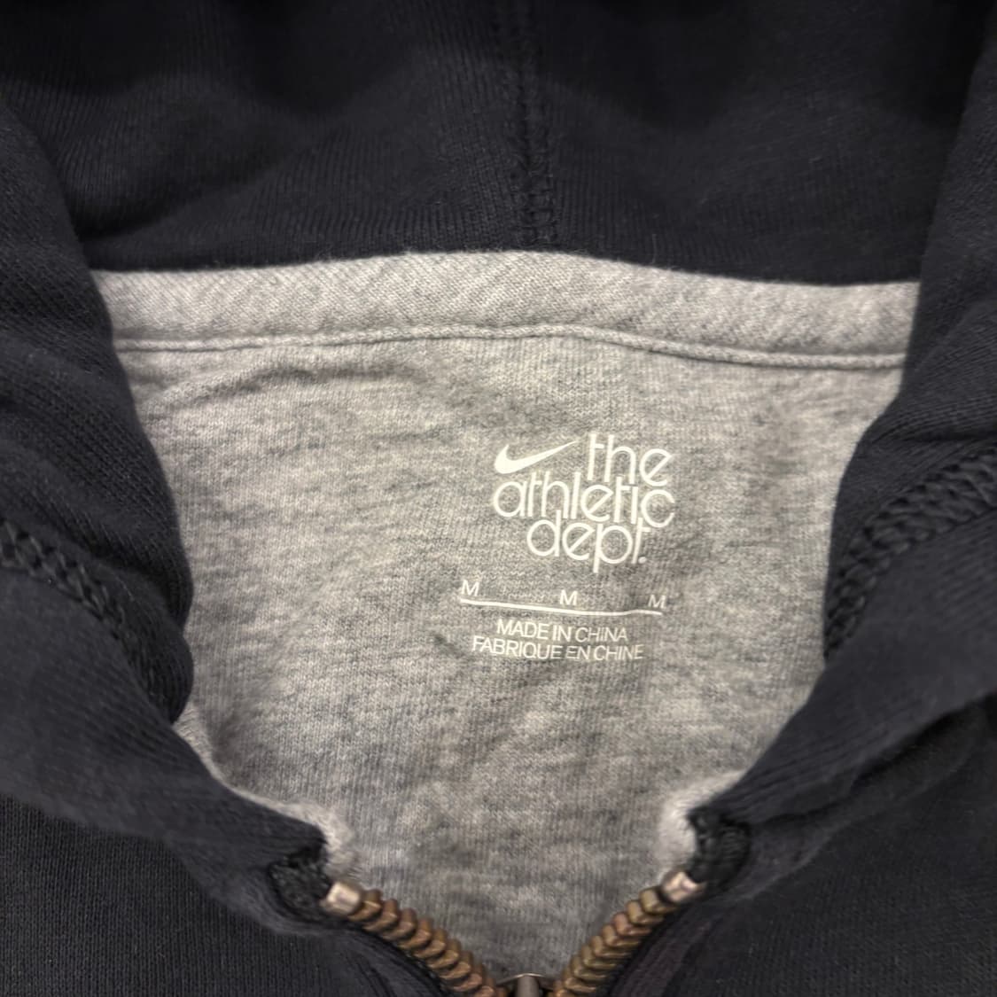 나이키 스우시 블랙 후드집업 상품이미지3