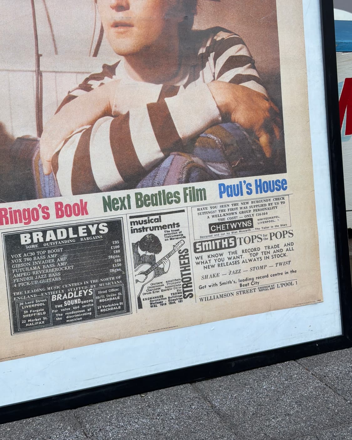 빈티지 소품 비틀즈 존 레논 포스터 액자 상품이미지3