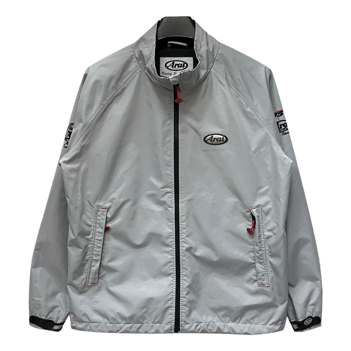 Arai 아라이 구형 실버 그레이 바람막이 자켓 M 상품이미지2