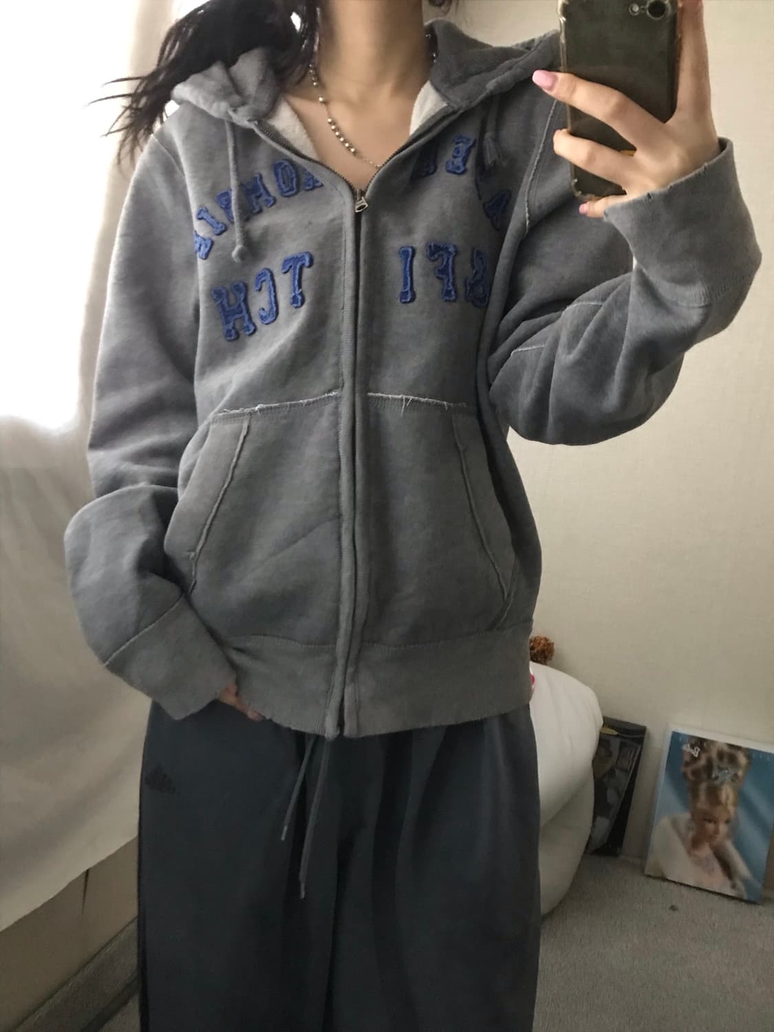 아베크롬비 그레이 후드집업 상품이미지2