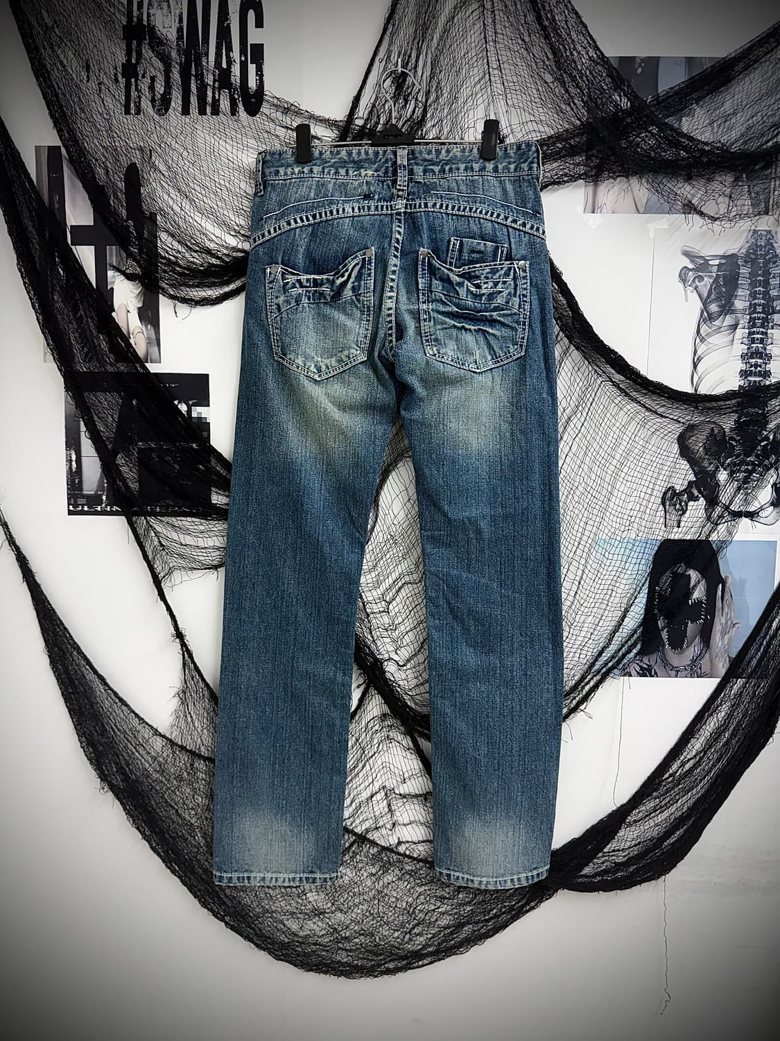 00s stitch detail jeans 상품이미지4
