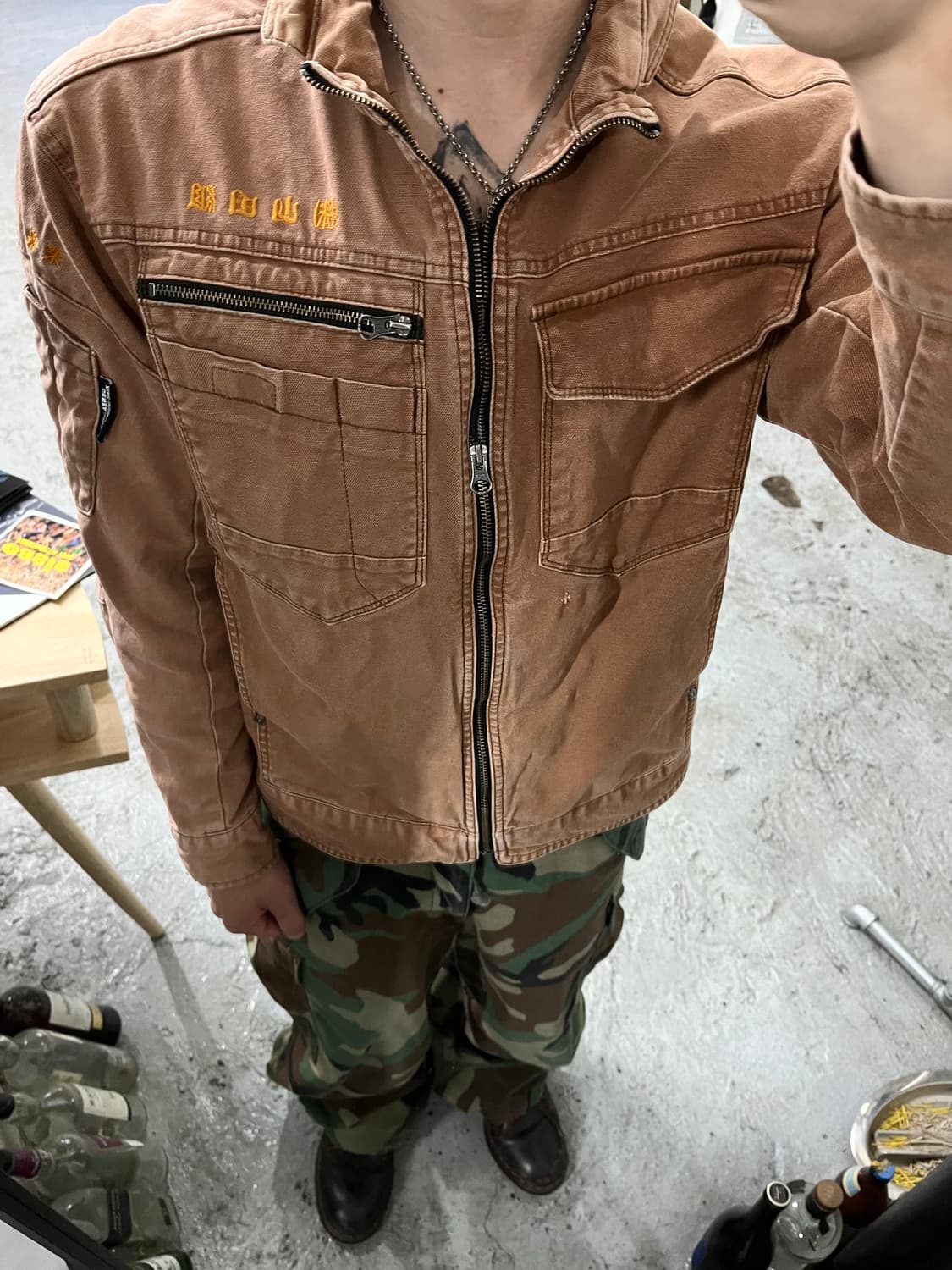 Xebec faded work jacket 상품이미지3