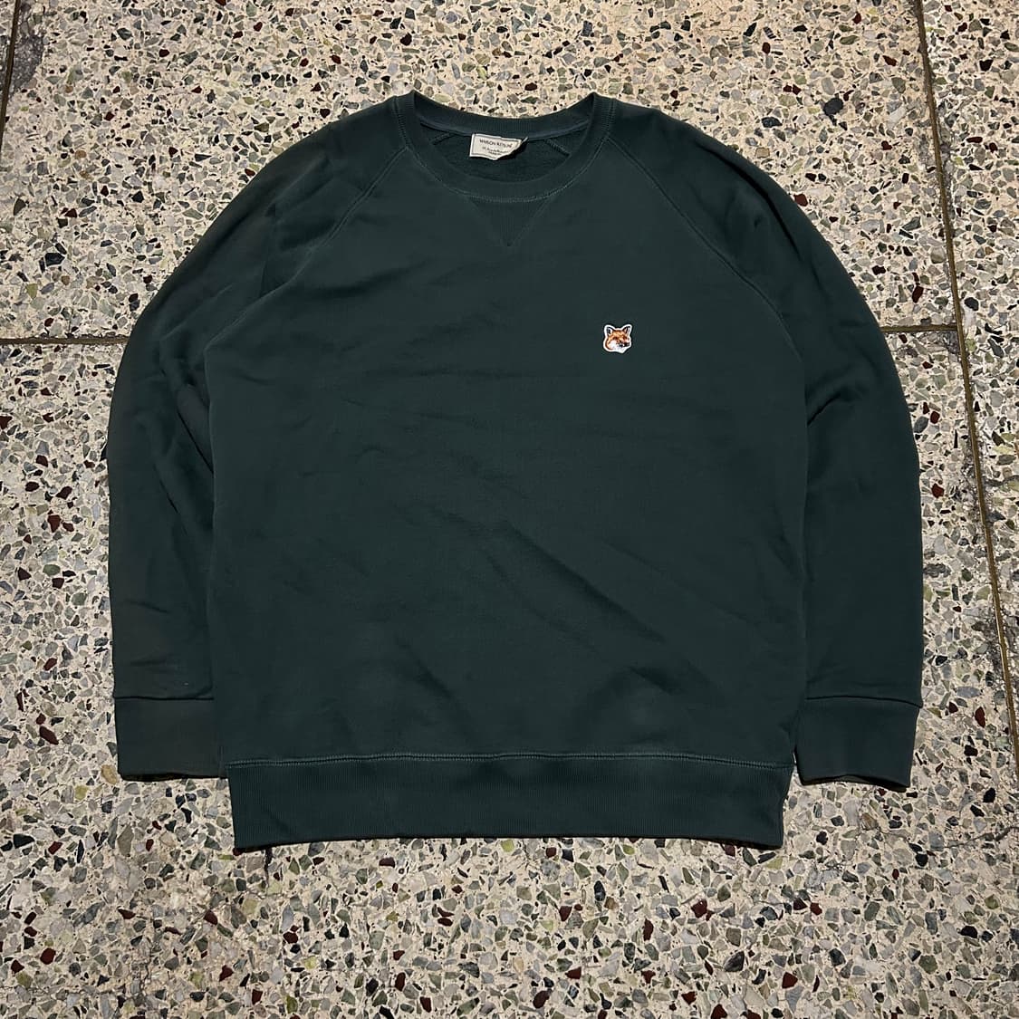 메종키츠네 그린 맨투맨 상품이미지1