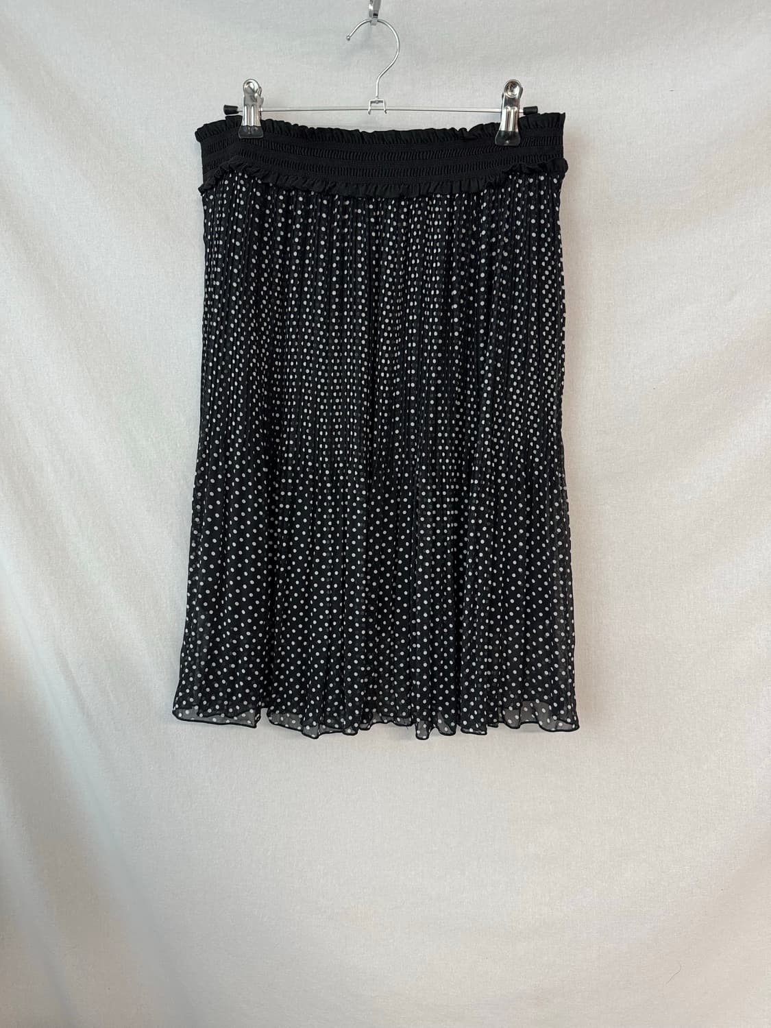 레이어드 도트 패턴 스커트 상품이미지5