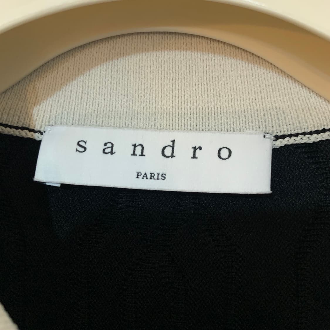 1 SANDRO 산드로 꽈배기 케이블 A라인 니트 원피스 상품이미지6