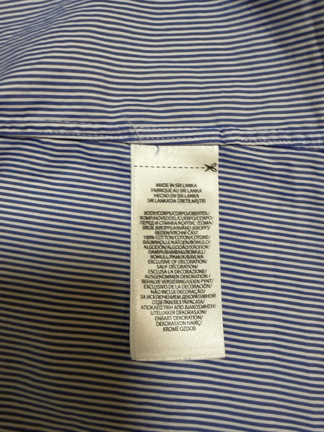 폴로 랄프로렌 스트라이프 셔츠 L 상품이미지4