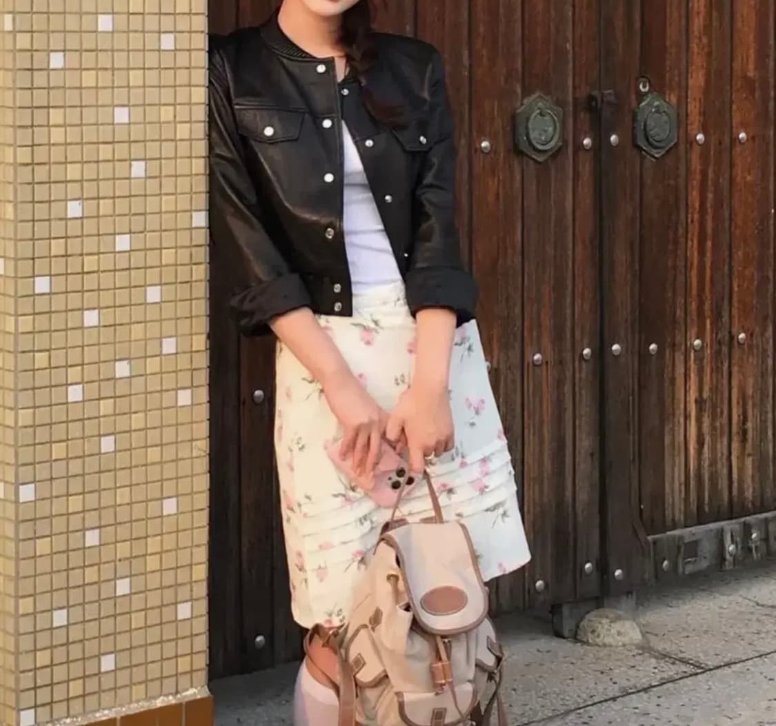 라츠유 캔버스 백팩 가방 1회착 상품이미지2