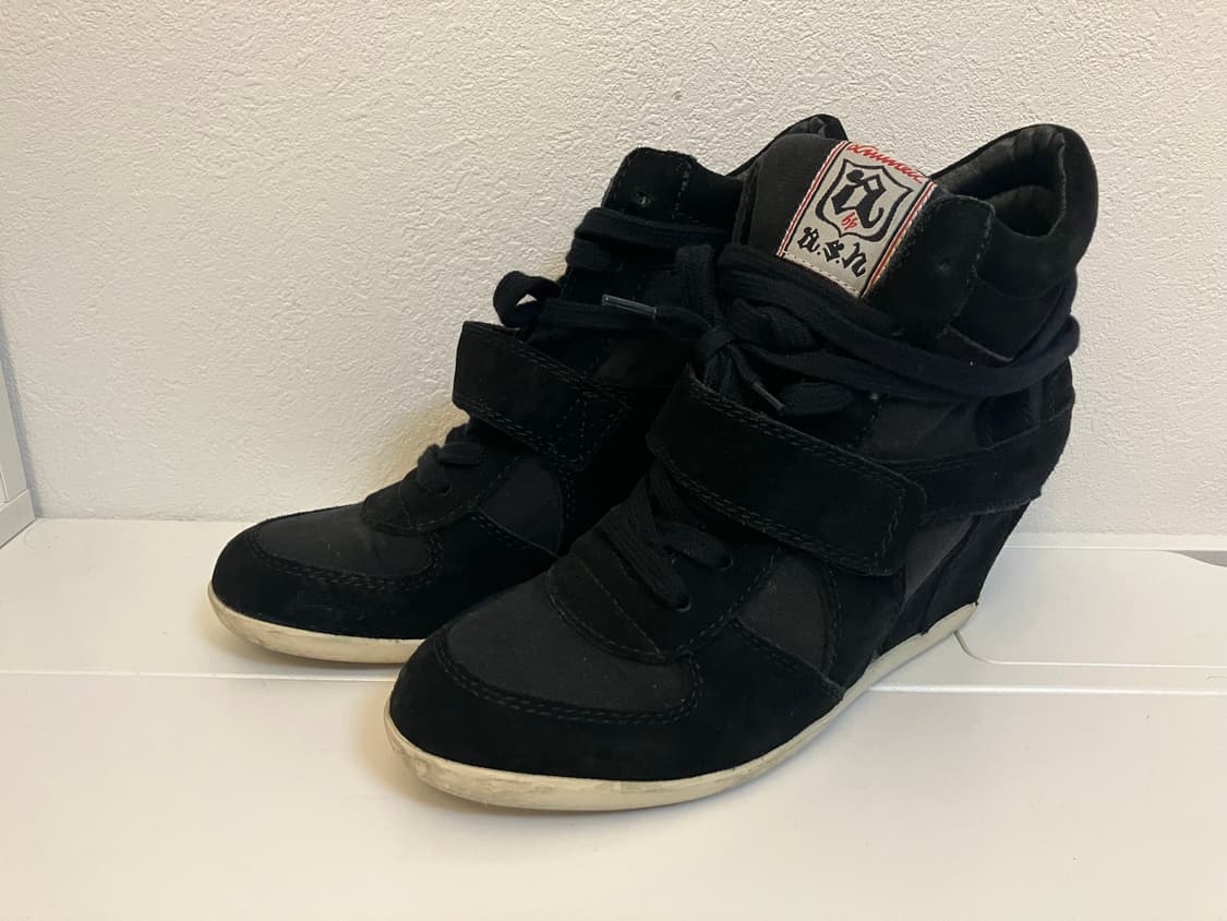 Ash 아쉬 블랙 웨지힐 운동화 y2k 오네갸루 상품이미지1