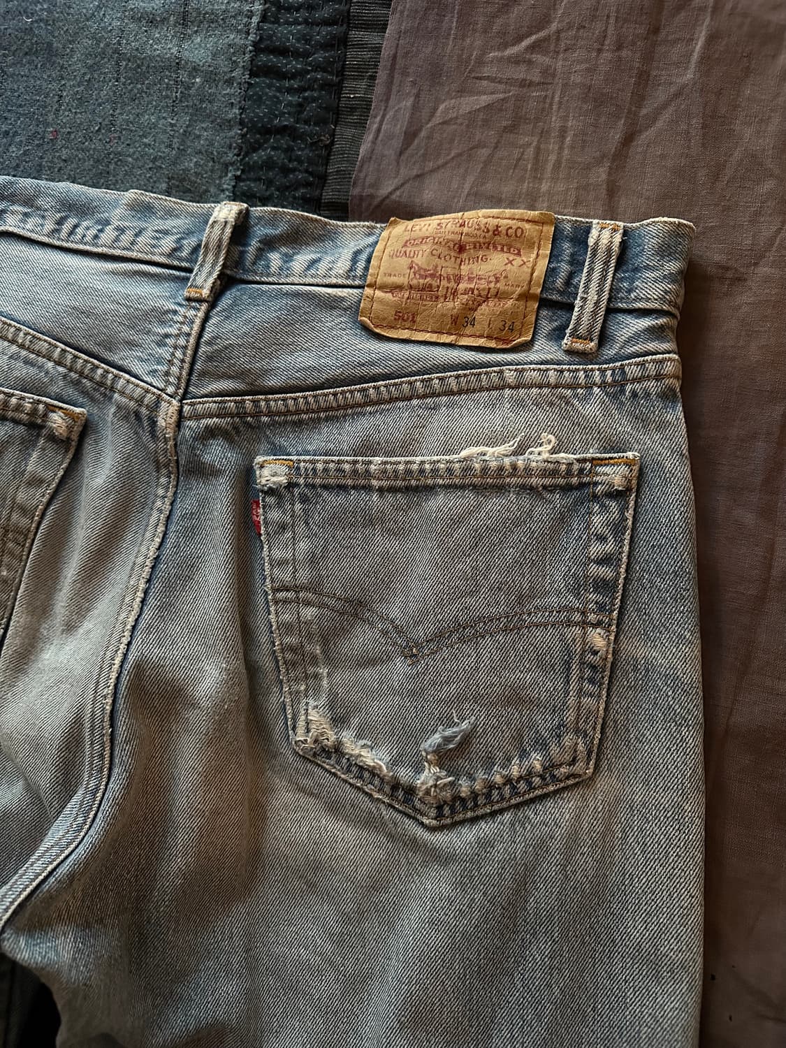 90s USA Vintage Levis 501 Denim Pants 상품이미지8