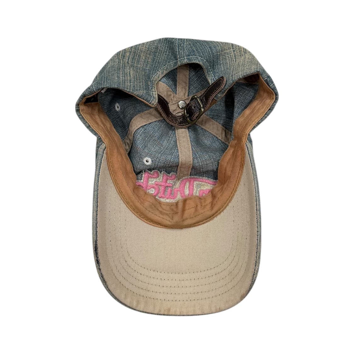 본더치 빈티지 그런지 데미지 디테일 데님 펑크 Y2K 볼캡 모자 상품이미지4
