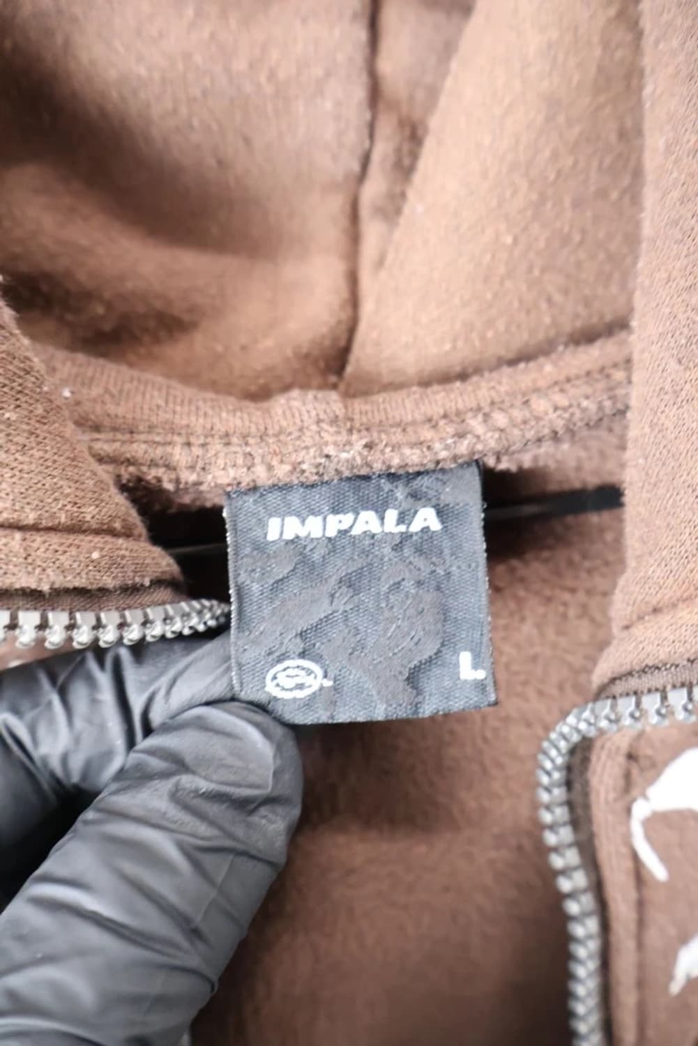 Impala Brown Fur Hood Zip Hoodie 상품이미지8