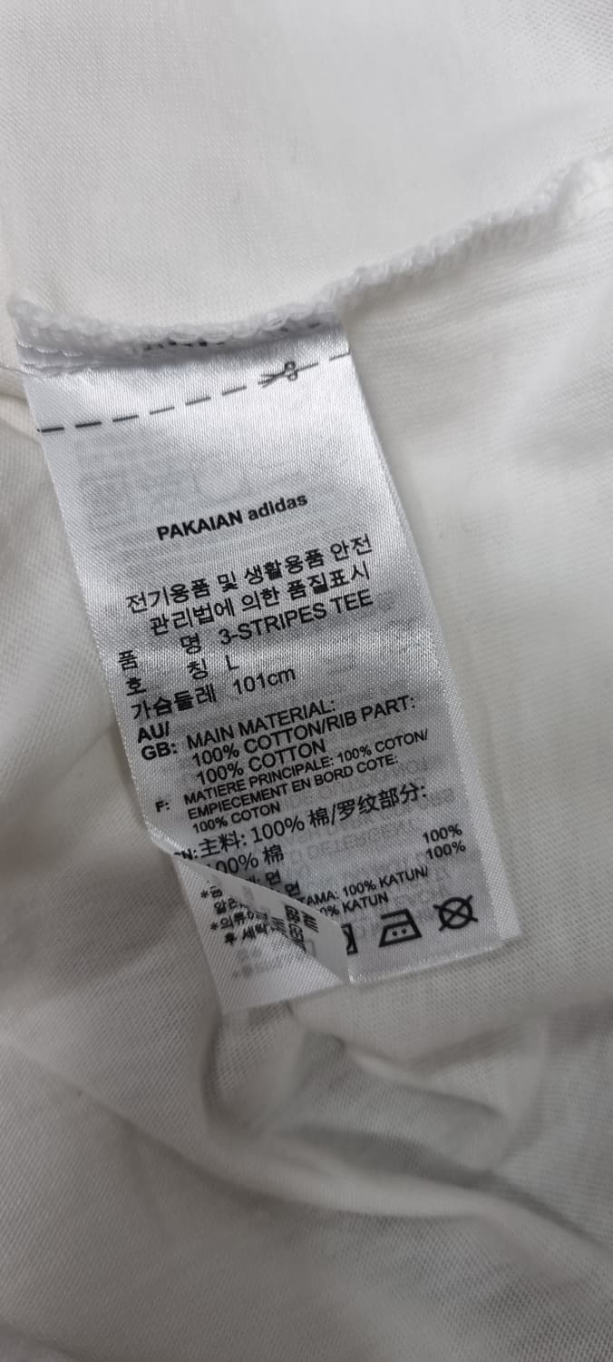 아디다스 링거 3선 반팔 L _ 여성 상품이미지10