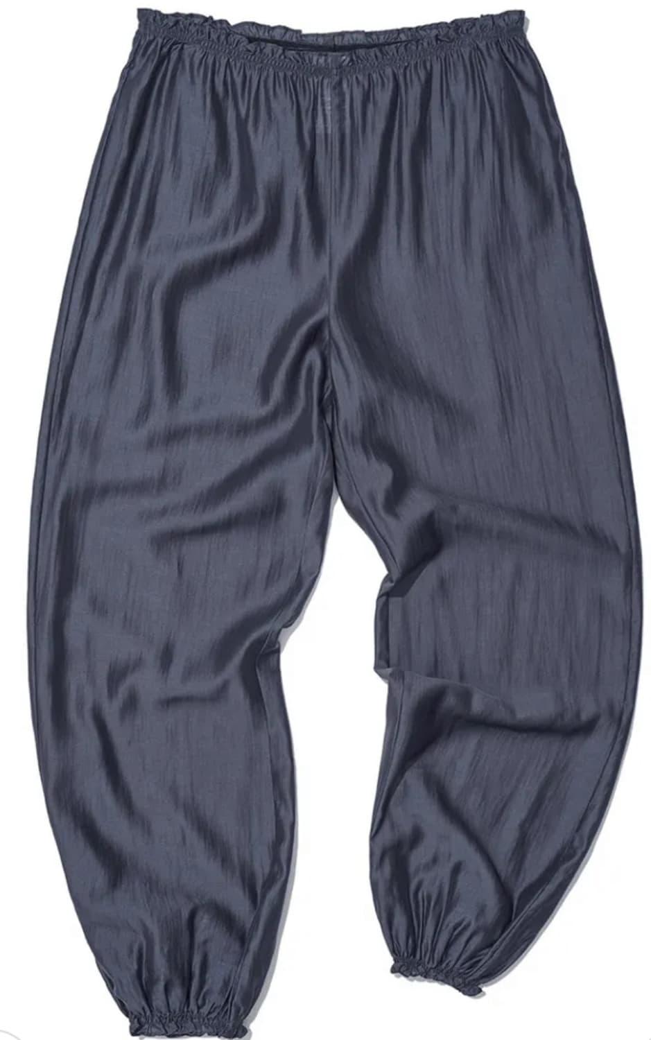 파르티멘토 우먼 프릴 쉬어 하렘 팬츠 차콜 상품이미지2