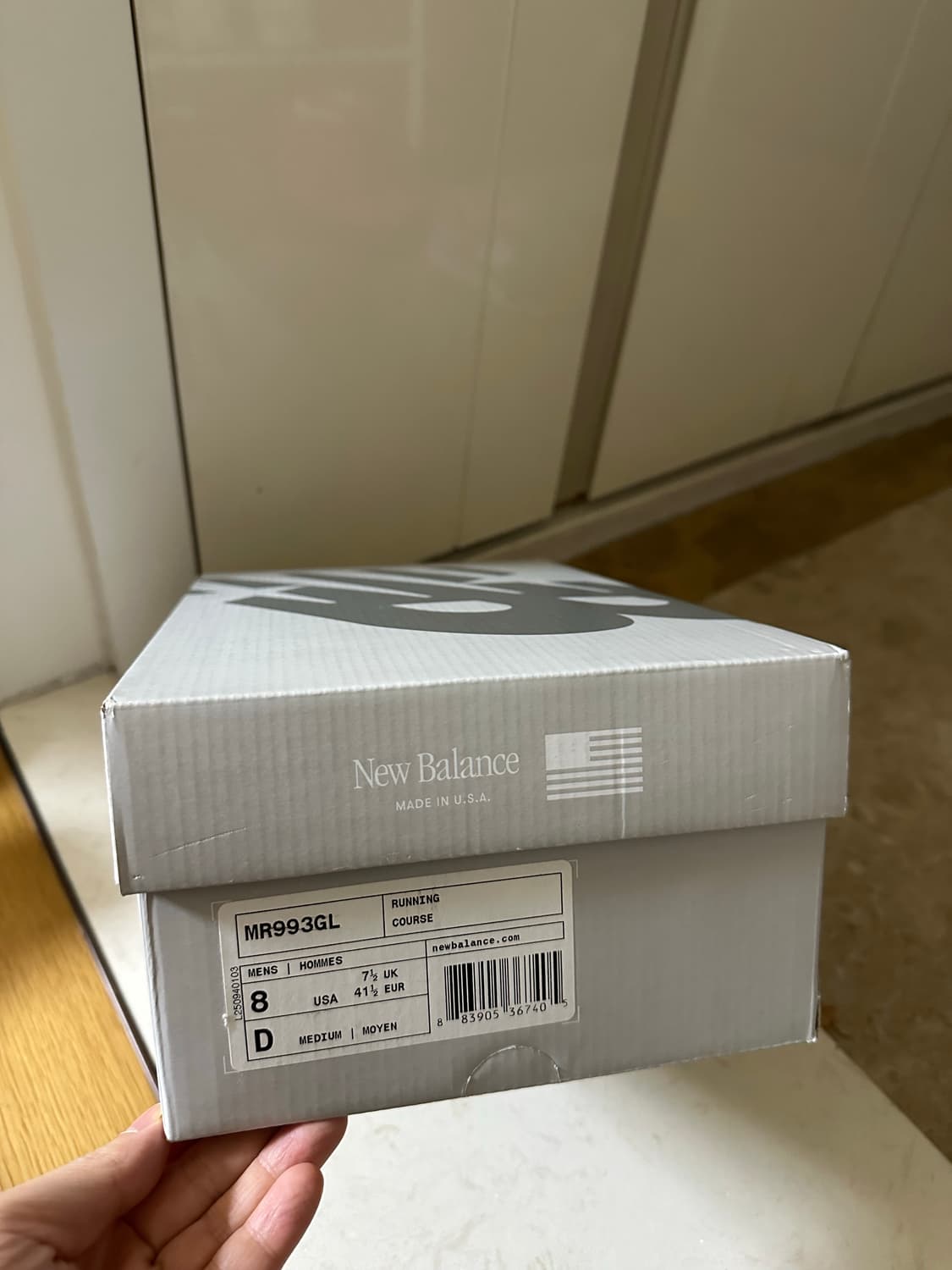 뉴발란스 993 그레이 새상품 260mm 상품이미지3