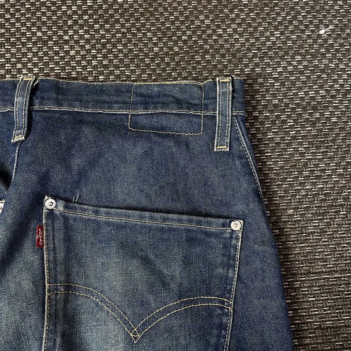 (30) 리바이스 엔지니어드 중청 워싱 데님 팬츠 부츠컷 상품이미지5