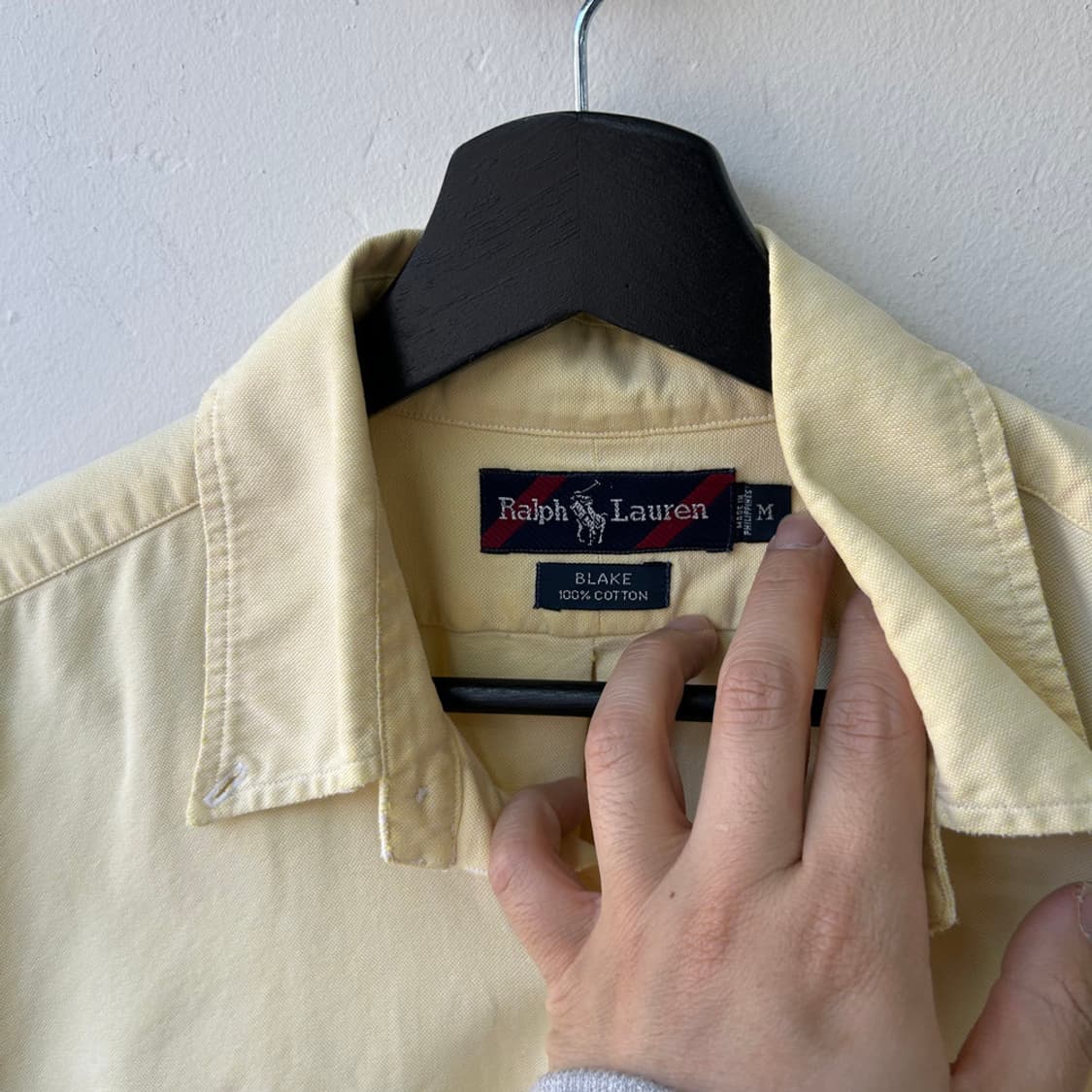 16704 - 폴로 랄프로렌 옐로우 반팔 셔츠 상품이미지3