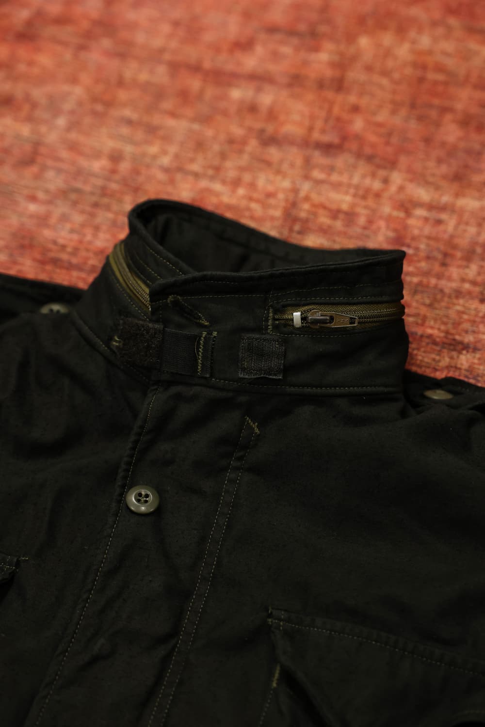 80s 밀리터리 m65 필드자켓 블랙 내피 셋트 판매 상품이미지4